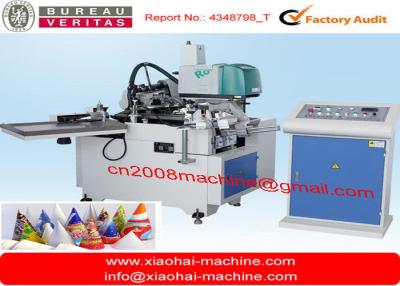 China Automatic ice cream cone paper sleeve machine for sale