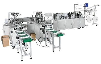 China has stock full automatic Disposable coronavirus face mask making machine 100pcs/minute for sale