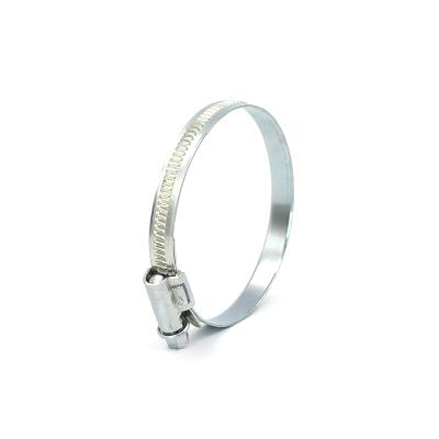 China Hot Sale 1/2 Hose Clamp Worm Drive Unperforated German Style Hose Clamp For Fire Hydrant for sale