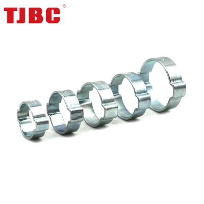 China Hot Galvanized Pipe Flange Sale W1 Small Diameter Steel Double Ear Pipe Clamp for sale