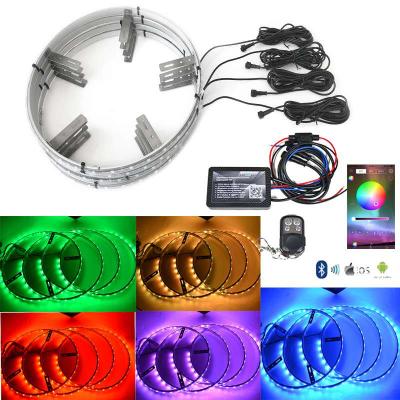 China RGBW LED Wheel Light Rings (Set of 4 Car Rim Lights) / LED 40cm for sale