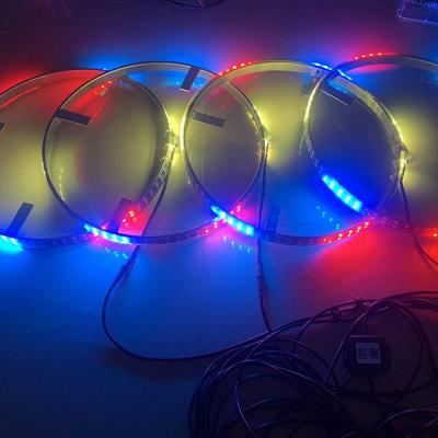 China LED AUTO CAR Spoke Wheel Light Spark Light Wheel Roller RGB Turn Signal Wheel Ring Lights for sale