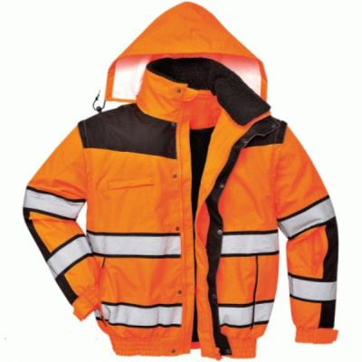 China Polyester 100% BOWINS Hi Vis Winter Bomber Jacket For Sale for sale