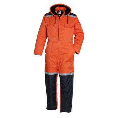 China Water Proof BOWINS Custom Production Color Orange Winter Warm Hi Vis Work Wear Coverall for sale