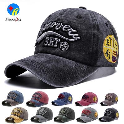 China Fashion Letter Cowboy JOINT Baseball Caps Custom Designed Trucker Boys Hats For Men's Baseball Cap for sale