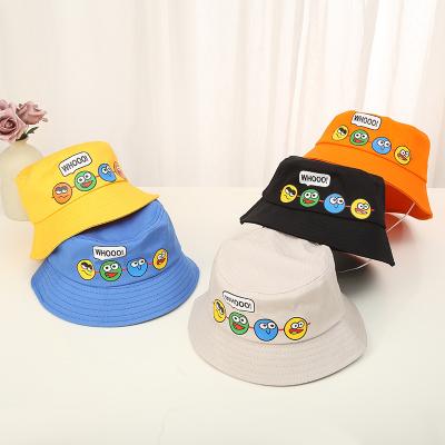 China Korean Style New Fashion Outdoor Fisherman Hat Children's Bucket Hat Personalized Wear Leisure Sun Hat Checked Children's Cute Bucket Hat for sale