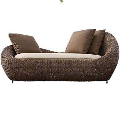 China Wholesale Modern Fashion Luxury Ball Egg Shaped Indoor Outdoor Rattan Garden Wicker Sofa for sale