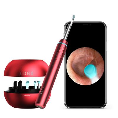 China Wireless wifi connect to WiFi Smart Ear Good Price Phone Endoscope Ear Inspection Cleaning Camera for sale