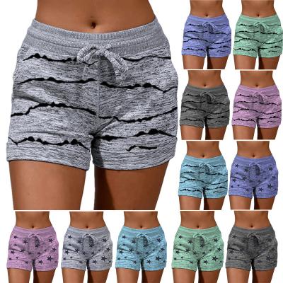 China 2022 New Women's QUICK-DRY Shorts Yoga Pants Sports Casual Waist Shorts Elastic OEM for sale