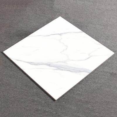 China Goodone Glazed Metal Tiles 1200 x 1200 Living Room Glazed Porcelain Floor Marble Tiles White for sale