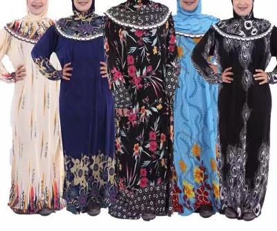 China Casual Top Selling Islamic Dresses Ladies Dresses Long Sleeve Islamic Dress Gowns for sale