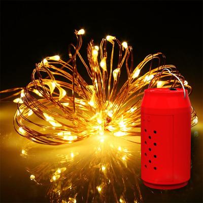 China Hot Sale Energy Holiday Lantern Cooper String Light Hydraulic Powered Lighting Party Salt Degradable/Explosion-Proof/Pollution-Free LED Decoration for sale