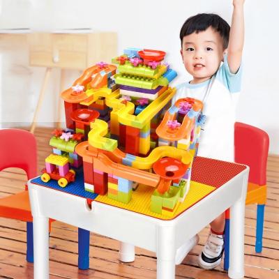 China Plastic Assembly Intellectual Development DIY Building Toys Magnetic Building Blocks Educational Learning Building Blocks Sets Table For Children for sale