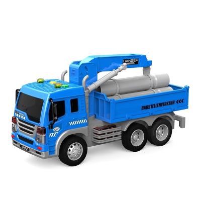 China Funny Friction Powered City Water Pipe / Management Vehicle Car Truck Toy Set Including Water Pipe Wooden Truck, and Collectible Wooden TRUCK for sale