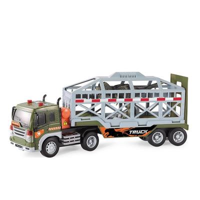 China Toy Factory Price Cheap Battery Operated Truck Toy Car Set For Kids Battery Remote Control Toy Car With Lights And Sound for sale