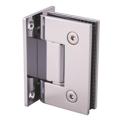 China 2021 Traditional New Product Quality Square Edge Glass To Wall Shower Door Hinge For Bathroom for sale