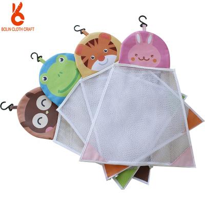 China New dirty clothes cartoon background can be opened with zipper baby shower toy storage bag for sale