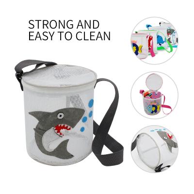 China Outdoor PVC Children's Toy Storage Bag Summer Beach Shell Cartoon Toy Bag for sale