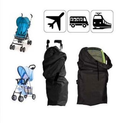 China Baby Car Seat Cover And Stroller Cover Walker Travel Bag Airport Gate Check Nylon Bag With Backpack for sale