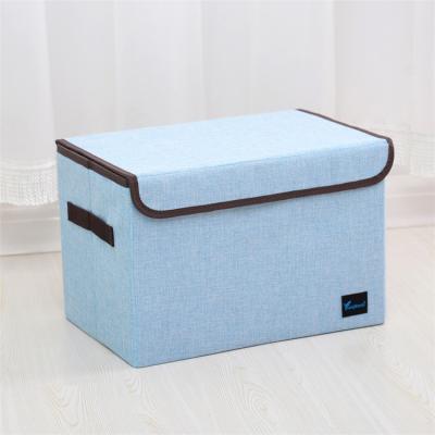 China Customsquare Good Quality Viable Canvas Collapsible Shoe Home Toy Foldable Storage Boxes Storage Box for sale