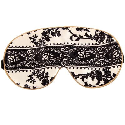 China Travel Night Eye Sleep Mask Comfortable Reusable Relaxation Digital Printed Silk Reusable Eye Mask Wholesale for sale