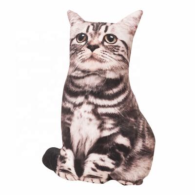 China Wholesale Hot Selling Lovely Cat Doll Amazon 3d Stuffed Toy Plush Cat Doll Cute Animal Pillow for sale