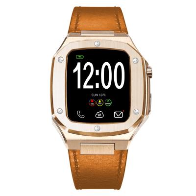 China Watch Case For Apple Silicone Strap Stainless Steel No 44mm Smart Watch Case Protector For Apple 4/5/6 Iwatch Series for sale