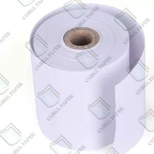 China Blank White POS Receipt Thermal Paper Jumbo Roll for sale