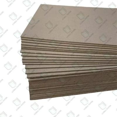 China Mixed Pulp Recycled Grey Chip Board Laminated Ply Board for sale