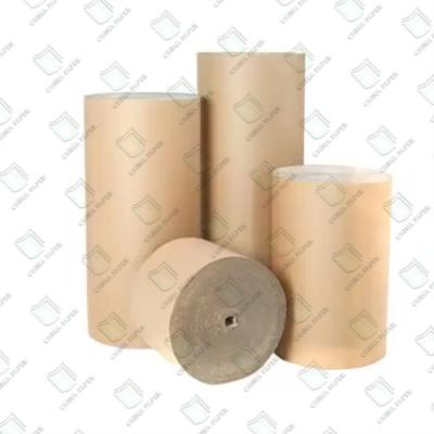 China Brown Unbleached Kraft Paper Kraft Liner Board for Carton Box for sale