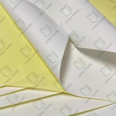 China Hot Glue Self Adhesive Label Paper OEM Semi Glossy Adhesive Sticker Paper for sale