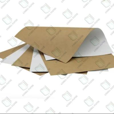 China 200gsm - 350gsm Environmental White Top Kraft Liner For Food Packing for sale