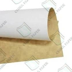 China 600*900mm Brown Kraft Paper 200gsm 250gsm White Top Kraft Liner Board/WTL Recycled Pulp for sale