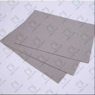 China Eco Friendly 100% Recycled Double Sides Grey Chipboard Paper Sheets for sale