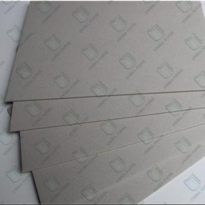 China Recycled Laminated Grey Board Flat Single Ply Board Mixed Pulp for sale