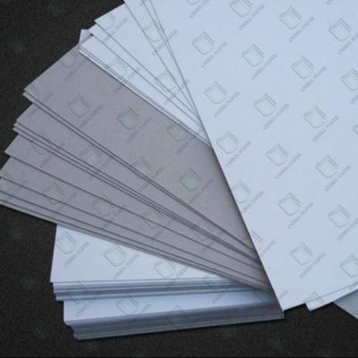 China Durable 700*1000mm 250gsm 300gsm 350gsm 400gsm Coated Duplex Board Grey Back For Boxes for sale