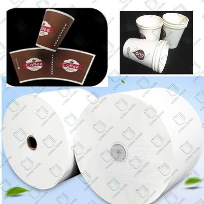 China Eco White PLA / PE Coated Paper For Ice Cream Cups for sale