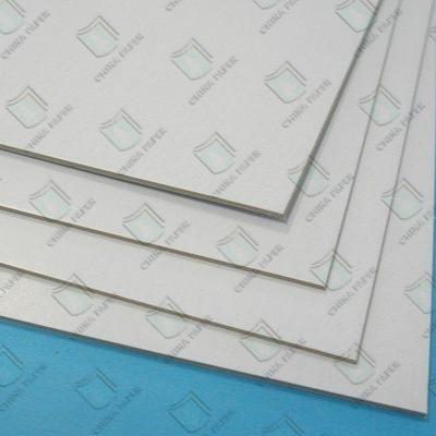 China 400gsm Grey Fibreboard Sheet for Puzzles Cardboard 790 x 1090mm for sale