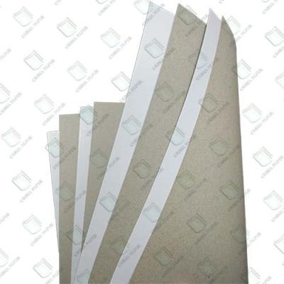 China Wrapping Paper 400 GSM Coated Carton Duplex Board With Grey Back for sale