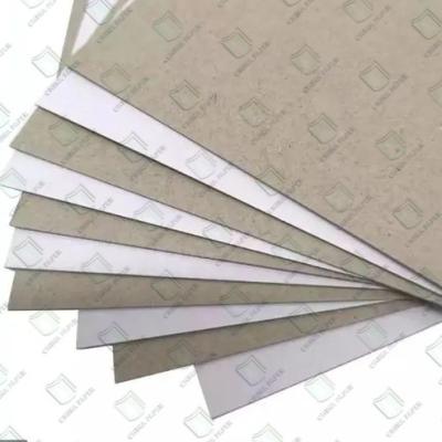 China One Side Coated Duplex Board Laminated Grey Backing Paper Sheets for sale