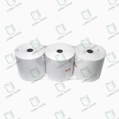 China 75gsm factory supplier jumbo roll themal paper label paper roll for sale