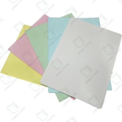 China Hot sale NCR Paper Four Layers Colour Coated Carbonless Copy Paper in Rolls for sale