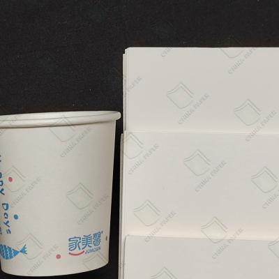 China Food Grade Disposable Paper Cup Uncoated Paper Board Cupstock Paper Cup Raw Material for sale