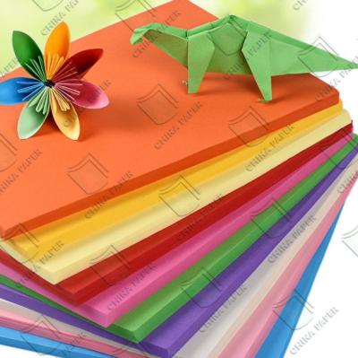 China Colorful Card Board, Coloured Paper 500 Sheets 20 Assorted Colours Origami Paper for sale