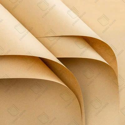 China Brown Kraft Liner Paper Board For Gift Box Packaging for sale