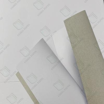 China Mixed Pulp Recycled Laminated Grey Board for sale