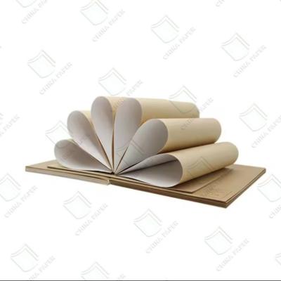 China 110-235gsm Hot Sale White Top Testliner & Brown Kraft Paper Competitive Price Versatile Applications for sale