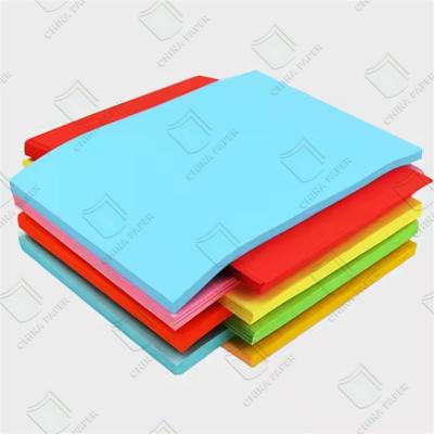 China 70-300GSM Colored Paper Kids DIY Handcraft Colored Board Customized size  Colored Offset Paper for sale