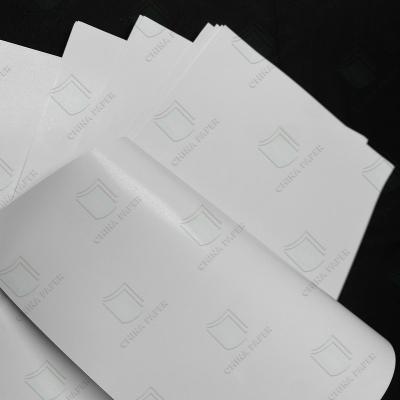 China Eco Friendily 115gsm white Glossy Coated Paper / C1S Art Paper C2s Art Paper Couche for sale