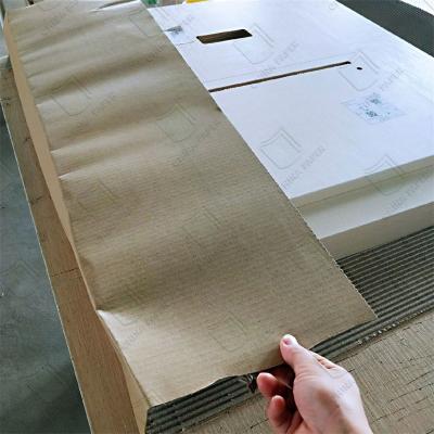 China Recycled Pulp Corrugated Base Paper Is Suitable For All Kinds Of Cartons for sale